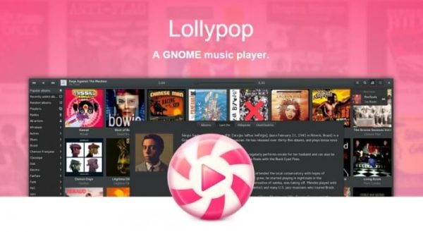 lollypop gnome music player