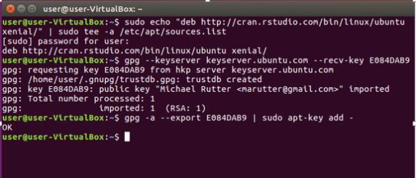 Terminal Screen Shot Update Ubuntu keyring