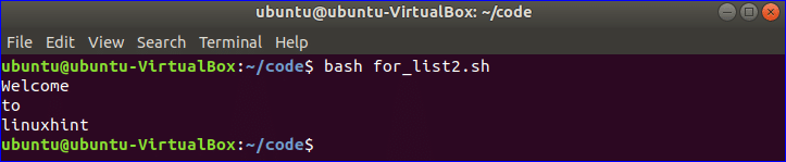 Bash Loop Through a List of Strings Onet IDC