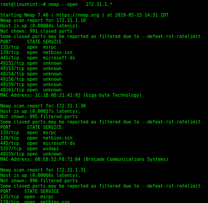 nmap flags and what they do Onet IDC