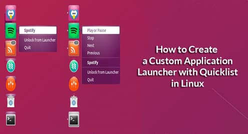 How to Create a Custom Application Launcher with Quicklist in Linux ...