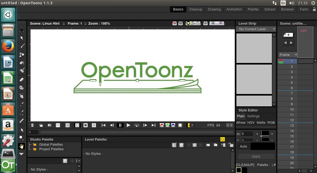 Install OpenToonz Animation Maker 2D App on Ubuntu  & Below - Onet IDC  Onet IDC